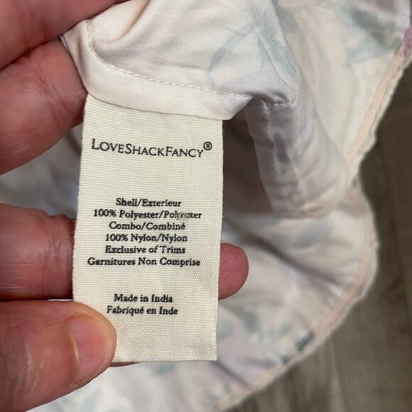 NWT LoveShackFancy Divina Floral Print Mini Dress size 12 in Mauve Rose - Picture 7 of 16